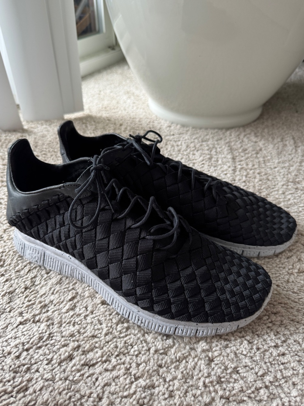 Nike Free Inneva Woven NRG Oreo Black Speckled Size 12 553279-001